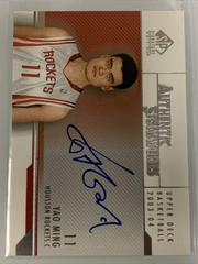 Yao Ming #AS-YM Basketball Cards 2003 SP Signature Authentic Signature Prices