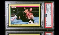 Bret 'Hitman' Hart #64 Wrestling Cards 1992 Merlin WWF Gold Series 2 Prices