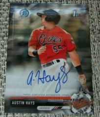 Austin Hays Baseball Cards 2017 Bowman Chrome Prospects Autographs Prices
