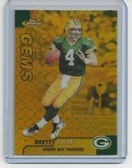 Brett Favre [Gold Refractor] #126 Football Cards 1999 Topps Finest Prices