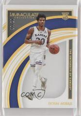 Ochai Agbaji [Gold] #20 Basketball Cards 2022 Panini Immaculate Collection Collegiate Prices