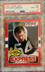 Howard Carson #58 Football Cards 1985 Topps USFL Prices