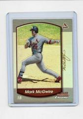 Mark McGwire [Refractor] Baseball Cards 2000 Bowman Chrome Prices