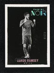 Aaron Ramsey [Black and White Platinum] Soccer Cards 2016 Panini Noir Prices