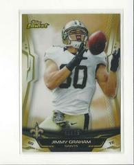 Jimmy Graham [Gold Refractor] #5 Football Cards 2014 Topps Finest Prices