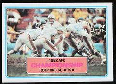 AFC Championship Football Cards 1983 Topps Prices