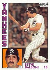 Steve Balboni #782 Baseball Cards 1984 Topps Nestle Prices