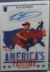 Reid Detmers Baseball Cards 2022 Panini Chronicles America's Pastime Autographs Prices