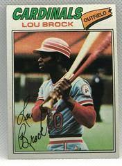 Lou Brock Baseball Cards 1977 Topps Prices