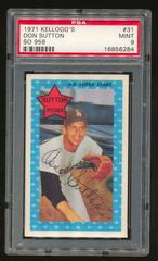 Don Sutton [So 958] #31 Baseball Cards 1971 Kellogg's Prices