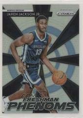 Jaren Jackson Jr. [Silver Prizm] #22 Basketball Cards 2018 Panini Prizm Freshman Phenoms Prices