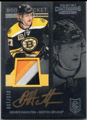 Dougie Hamilton [White Jersey Autograph] Hockey Cards 2013 Panini Contenders Prices