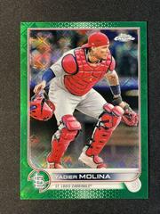 Yadier Molina [Green] #6 Baseball Cards 2022 Topps Chrome Logofractor Prices