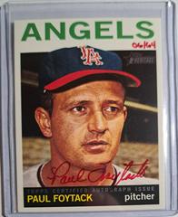 Paul Foytack [Red Ink] Baseball Cards 2013 Topps Heritage Real One Autographs Prices