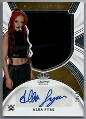 Alba Fyre Wrestling Cards 2022 Panini Chronicles WWE Crown Royale Silhouettes Autographs Prices