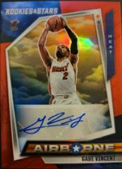 Gabe Vincent [Red] #AIR-GVN Basketball Cards 2021 Panini Chronicles Airborne Signatures Prices