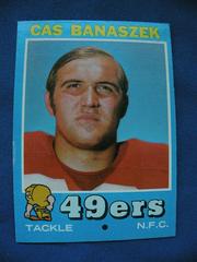Cas Banaszek #52 Football Cards 1971 Topps Prices