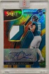 Trevor Lawrence [Tie Dye] #RS-TLR Football Cards 2021 Panini Select Rookie Signatures Prices