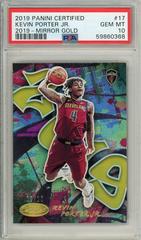 Kevin Porter Jr. [Mirror Gold] #177 Basketball Cards 2019 Panini Certified Prices