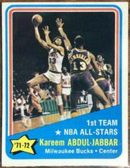 Kareem Abdul-Jabbar All Star #163 Basketball Cards 1972 Topps Prices