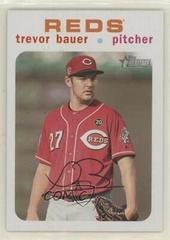Trevor Bauer [White Border] #2 Baseball Cards 2020 Topps Heritage Prices