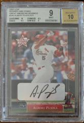 Albert Pujols [Autograph] Baseball Cards 2002 Leaf Rookies & Stars Prices