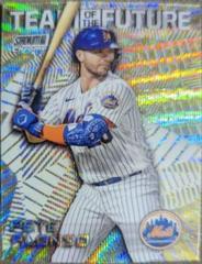 Pete Alonso [Wave] #TOF-4 Baseball Cards 2022 Stadium Club Chrome Team of the Future Prices