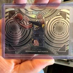 Bennedict Mathurin #17 Basketball Cards 2022 Panini Obsidian Tunnel Vision Prices