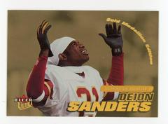 Deion Sanders [Gold Medallion] #114G Football Cards 2001 Ultra Prices