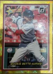Mookie Betts [Gold] Baseball Cards 2018 Panini Donruss All Stars Prices
