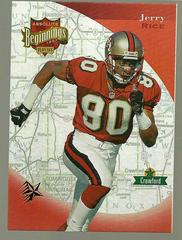 Jerry Rice [Bronze Redemption] Football Cards 1997 Playoff Absolute Prices