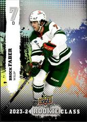 Brock Faber Hockey Cards 2023 Upper Deck Commemorative Class Prices