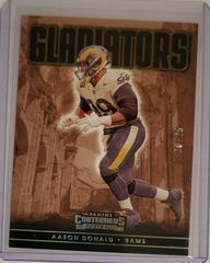 Aaron Donald [Gold] Football Cards 2022 Panini Contenders Gladiators Prices