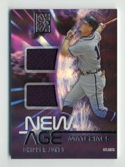 Chipper Jones Baseball Cards 2022 Panini Capstone New Age Materials Prices