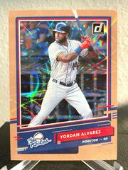 Yordan Alvarez [Gold] #R-1 Baseball Cards 2020 Panini Donruss the Rookies Prices