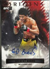 Gilbert Burns [Red] #OA-GBN Ufc Cards 2023 Panini Chronicles UFC Origins Autographs Prices