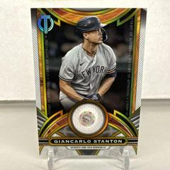 Giancarlo Stanton [Gold] #DR-GS Baseball Cards 2023 Topps Tribute Dual Relics Prices