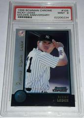 Ricky Ledee #105 Baseball Cards 1998 Bowman Chrome Golden Anniversary Prices
