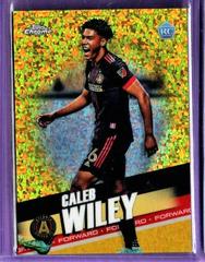 Caleb Wiley [Gold Mini Diamond] Soccer Cards 2022 Topps Chrome MLS Prices