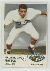 Archie Matsos #142 Football Cards 1961 Fleer Prices