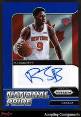 RJ Barrett [Blue] #NPS-RJB Basketball Cards 2021 Panini Chronicles National Pride Signatures Prices