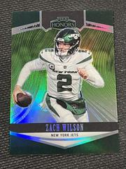 Zach Wilson [Green] #3 Football Cards 2022 Panini Honors Prices