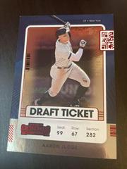 Aaron Judge [Draft Purple] #59 Baseball Cards 2021 Panini Contenders Prices