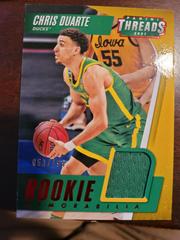 Chris Duarte1 #TRM--CD Basketball Cards 2021 Panini Chronicles Draft Picks Threads Rookie Memorabilia Prices