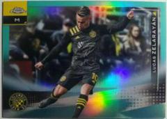 Lucas Zelarayan [Aqua Refractor] #19 Soccer Cards 2021 Topps Chrome MLS Prices
