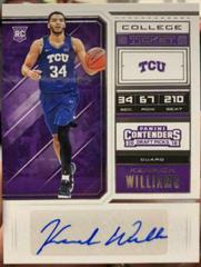 Kenrich Williams Autograph Basketball Cards 2018 Panini Contenders Draft Picks Prices