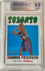 Morris Peterson Basketball Cards 2000 Topps Heritage Prices