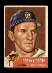 Johnny Groth #36 Baseball Cards 1953 Topps Prices