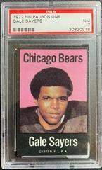 Gale Sayers Football Cards 1972 NFLPA Iron Ons Prices