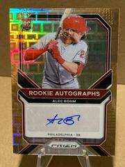 Alec Bohm [Gold Pandora Prizm] Baseball Cards 2021 Panini Prizm Rookie Autographs Prices